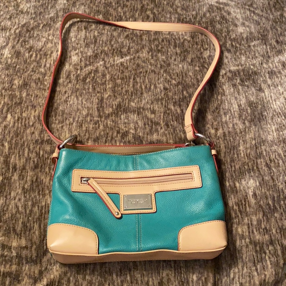 Tignanello‎ Teal Handbag Purse